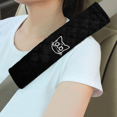Amooca Soft Auto Seat Belt Cover Seatbelt Shoulder Pad Cushions